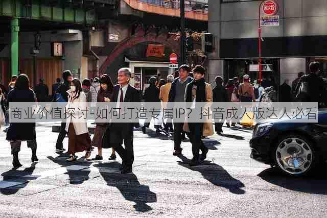 商业价值探讨-如何打造专属IP？抖音成人版达人必看