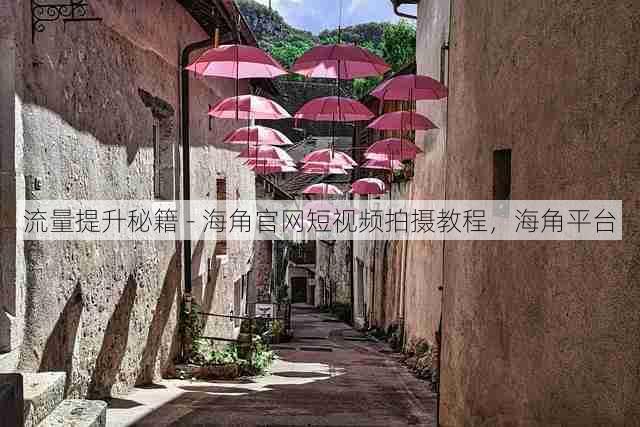 流量提升秘籍 - 海角官网短视频拍摄教程,海角平台