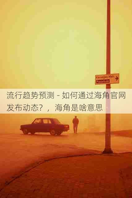 流行趋势预测 - 如何通过海角官网发布动态?,海角是啥意思