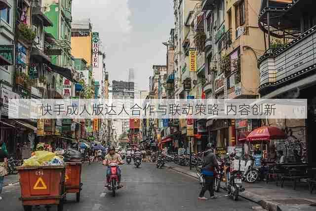 快手成人版达人合作与联动策略-内容创新